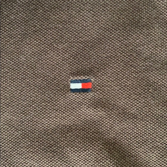 Men’s Brown Tommy Hilfiger Polo size XL - Picture 3 of 4
